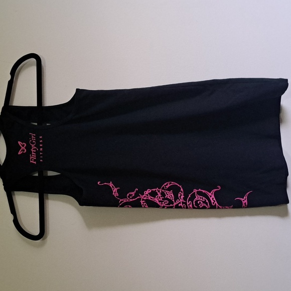 🩰Yoga flirty girl fitness top Size6 for paillettes,gym yoga exercise work outs - Picture 4 of 6